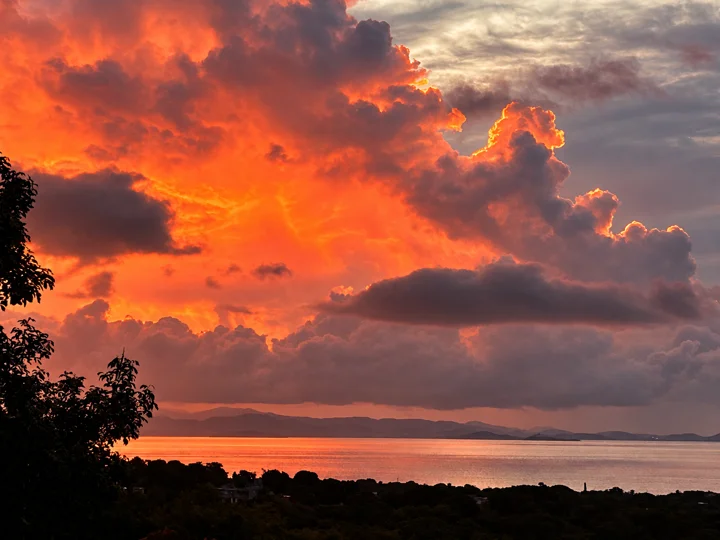 Sunset sky