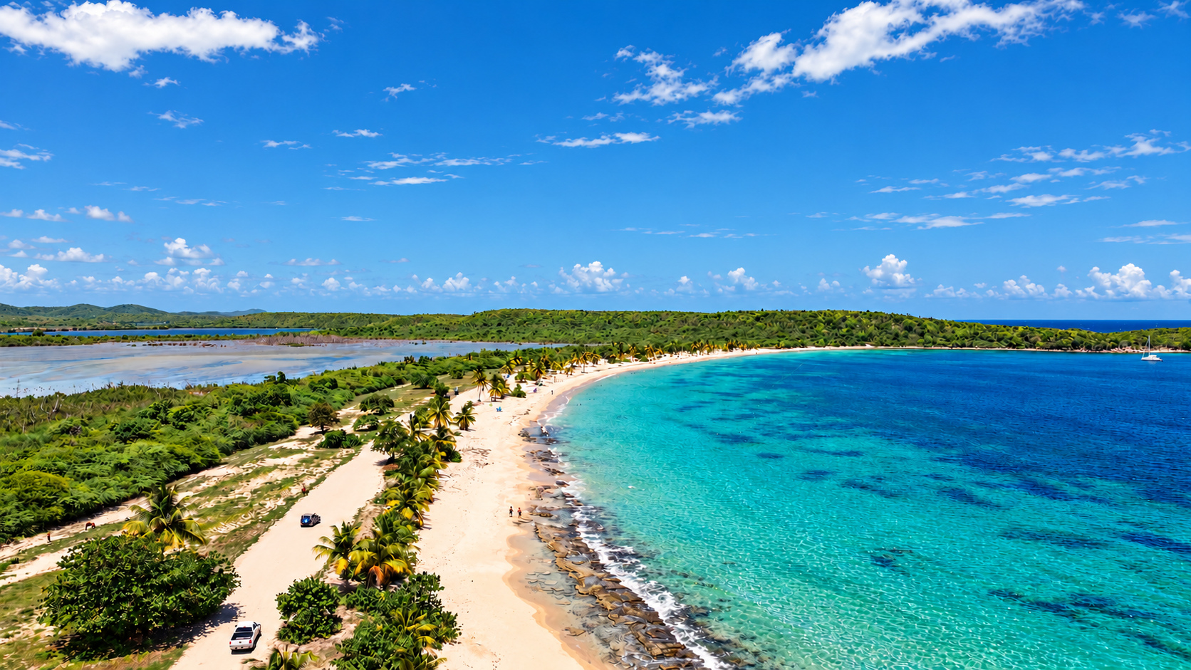 Coastal scenery in Vieques