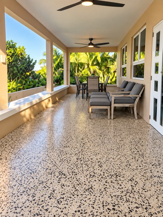 Downstairs veranda